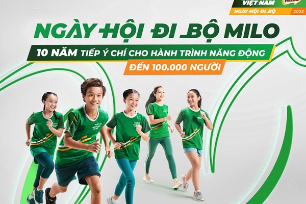 Hơn 7.500 người tham gia ngày hội đi bộ Nestlé MILO tại Nghệ An