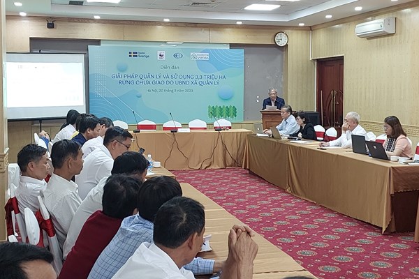 Tìm giải pháp sử dụng có hiệu quả 3,3 triệu ha rừng do UBND xã quản lý