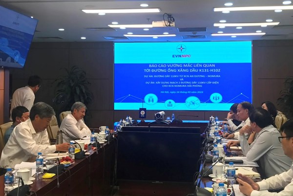 Phối hợp giải quyết an toàn các dự án đường dây 110 kV với đường ống xăng dầu tại Hải Phòng