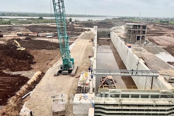 Cụm công trình thủy lớn nhất miền Bắc chạy đua tiến độ hoàn thành