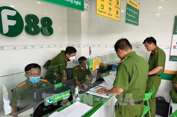 Công an tỉnh Bến Tre đồng loạt kiểm tra 11 cơ sở của F88