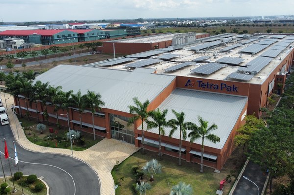 Tetra Pak Bình Dương thực hiện cam kết giảm phát thải khí nhà kính