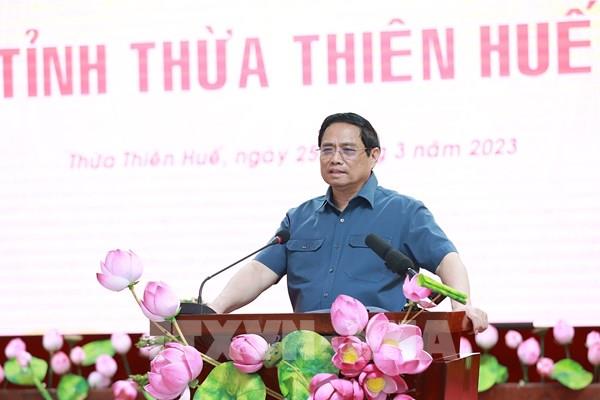 Thủ tướng Phạm Minh Chính: Xây dựng Thừa Thiên Huế thành trung tâm văn hóa, du lịch lớn, đặc sắc