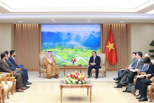 Thủ tướng Phạm Minh Chính tiếp Đại sứ Saudi Arabia tại Việt Nam