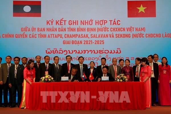 Bình Định ký kết hợp tác với 4 tỉnh Nam Lào