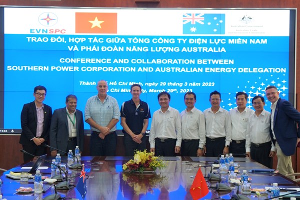 EVNSPC hợp tác với doanh nghiệp Australia về năng lượng