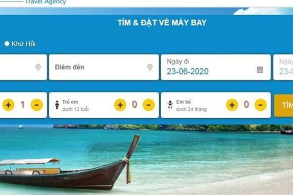 Sử dụng web để lừa đảo, chiếm đoạt hàng tỷ đồng của người mua vé máy bay