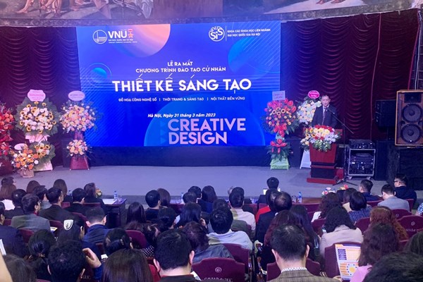 Đại học Quốc gia Hà Nội ra mắt chương trình đào tạo cử nhân thiết kế sáng tạo 