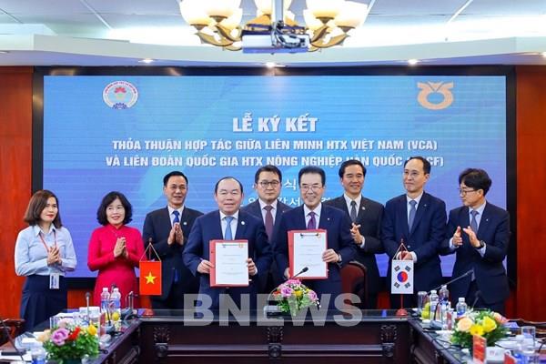 Ký kết hợp tác hỗ trợ hợp tác xã phát triển