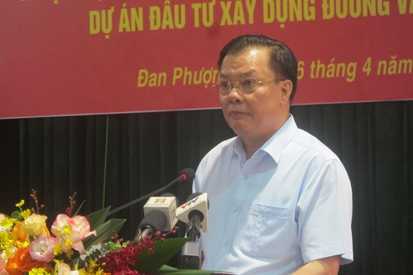 Hà Nội: Tập trung GPMB dự án đường Vành đai 4 đoạn qua huyện Đan Phượng