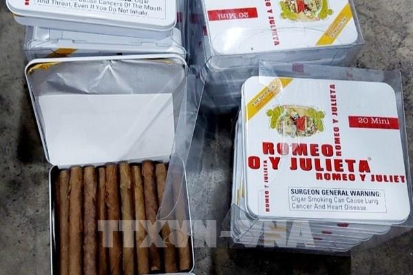 Tp. Hồ Chí Minh tạm giữ gần 7.000 điếu xì gà ngoại nhập