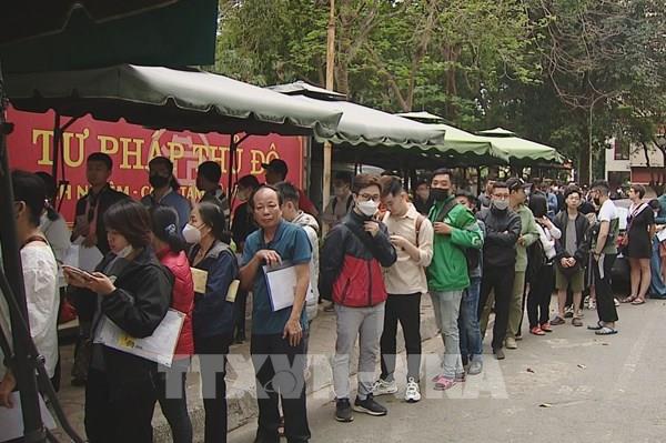 Hà Nội khắc phục tình trạng quá tải cấp phiếu Lý lịch tư pháp