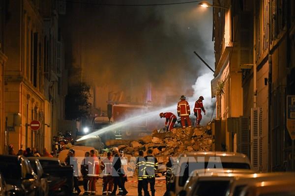 Sập nhà tại quận trung tâm thành phố cảng Marseille của Pháp
