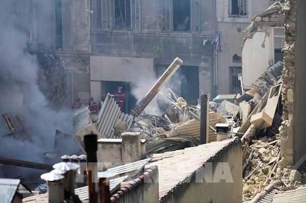 Tìm thấy 2 thi thể nạn nhân trong vụ sập nhà ở thành phố Marseille của Pháp