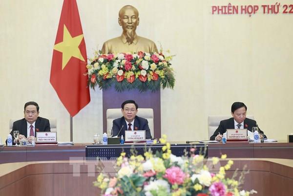Khai mạc Phiên họp thứ 22 của Ủy ban Thường vụ Quốc hội