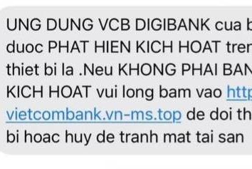 Cách nhận diện tin nhắn SMS mạo danh ngân hàng