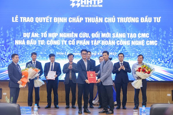 Chấp thuận đầu tư dự án tổ hợp nghiên cứu, đổi mới sáng tạo của CMC