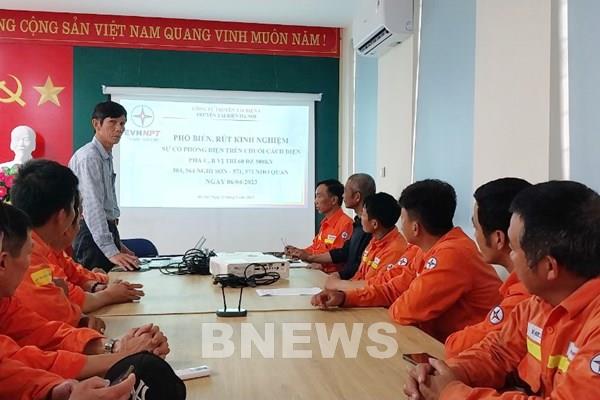 Truyền tải điện Hà Nội đồng bộ các giải pháp ngăn ngừa sự cố đường dây