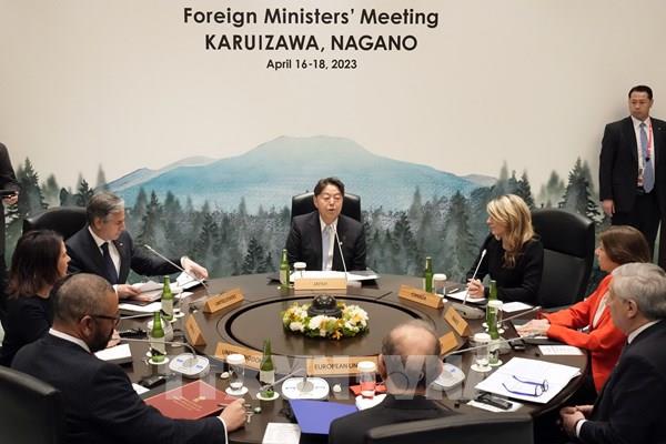 G7 nêu quan điểm về nhiều vấn đề nóng trên thế giới