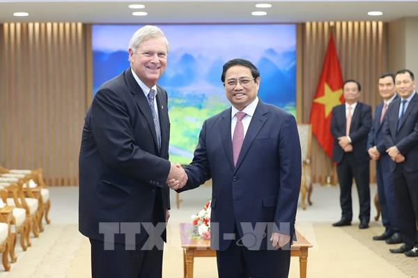 Thủ tướng đề nghị Hoa Kỳ mở cửa thị trường hơn nữa cho nông sản của Việt Nam