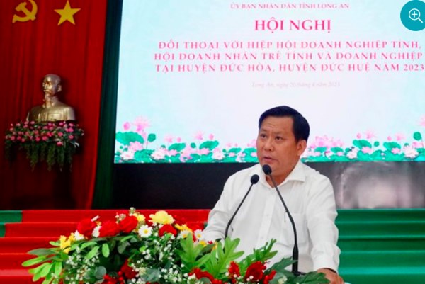 Đối thoại với doanh nghiệp tại Long An: Nóng vấn đề liên quan đến đất đai