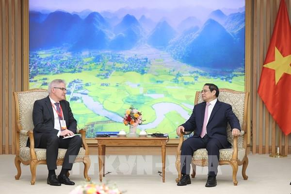 Thủ tướng Phạm Minh Chính tiếp Bộ trưởng Bộ Nông nghiệp Thụy Sĩ