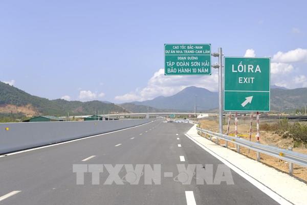 Cao tốc thành phần Nha Trang – Cam Lâm sẽ hoàn thành vào cuối tháng 5