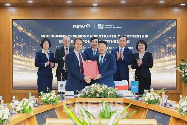 BIDV hợp tác với Edmond de Rothschild nâng tầm trải nghiệm khách hàng cao cấp