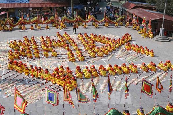 Độc đáo hội kéo chữ tại Lễ hội Phủ Dầy Nam Định