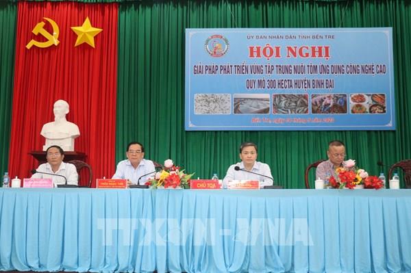 Giải pháp phát triển vùng nuôi tôm ứng dụng công nghệ cao