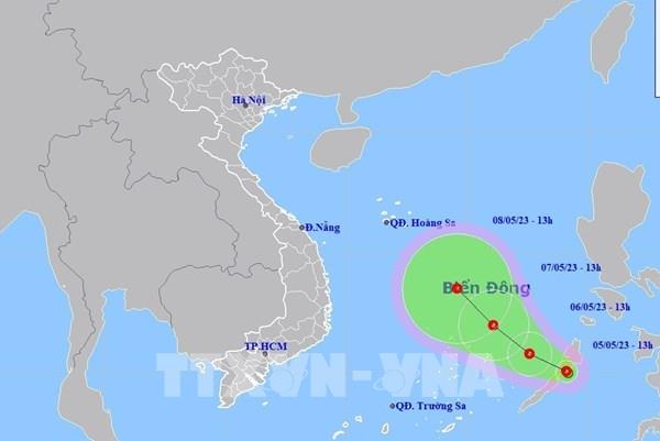 Áp thấp nhiệt đới đã đi vào Biển Đông