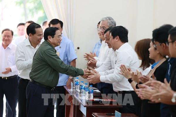 Thủ tướng Phạm Minh Chính tiếp xúc cử tri thành phố Cần Thơ