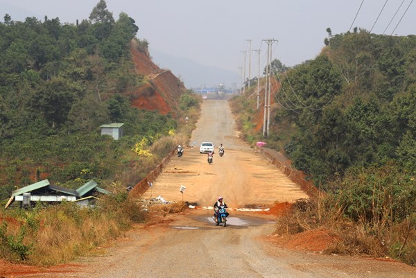 Tuyến đường tránh thành phố Bảo Lộc (Lâm Đồng) vẫn dang dở