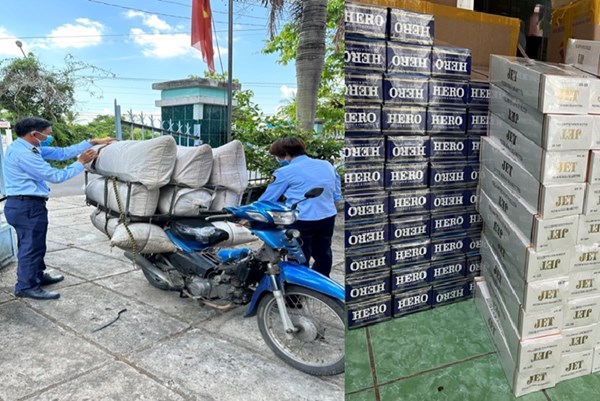 Thu giữ 2.000 bao thuốc lá điếu nhập lậu