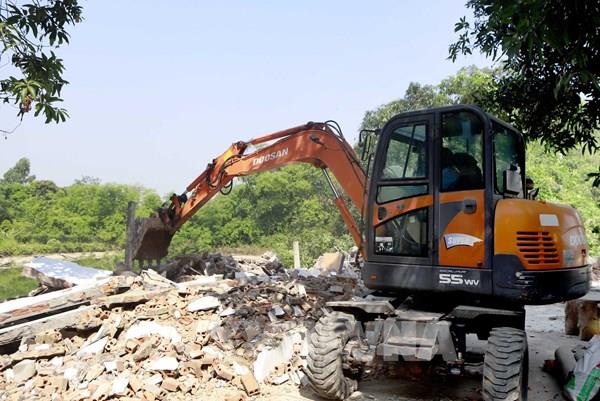 Cưỡng chế thu hồi hơn 5,1 ha đất thực hiện dự án Khu đô thị mới Nam Vĩnh Yên