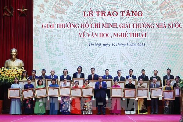 Kinh phí chi trả tiền thưởng Giải thưởng Hồ Chí Minh, Giải thưởng Nhà nước về văn học, nghệ thuật