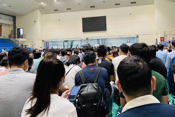 Hàng nghìn người tham gia bốc thăm mua 149 căn của Dự án nhà ở xã hội Trung Văn