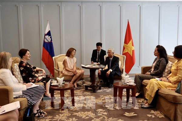 Tp Hồ Chí Minh - Slovenia tìm hiểu hợp tác về chuyển đổi số, vận tải biển