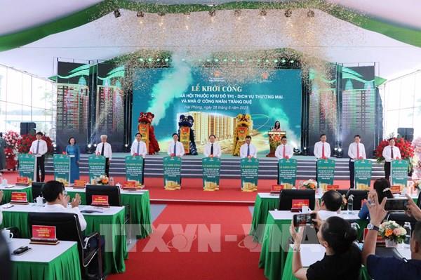 Hải Phòng khởi công dự án nhà ở xã hội hơn 2.500 căn