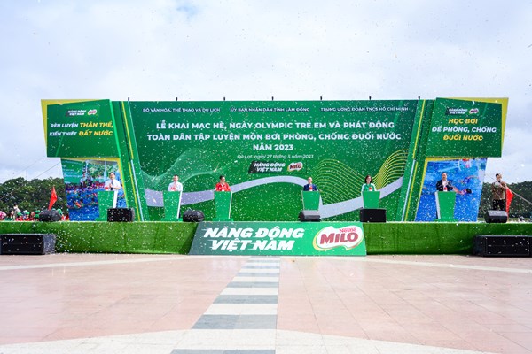 Nestlé MILO đồng hành chống đuối nước năm 2023 
