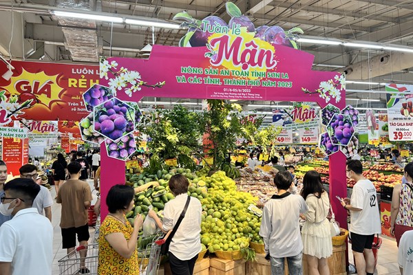 Khai mạc Tuần lễ Mận và nông sản an toàn tỉnh Sơn La và các tỉnh, thành năm 2023