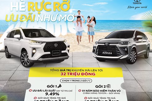 Bảng giá xe Toyota tháng 6: Ưu đãi cho Veloz Cross và Avanza Premio