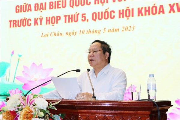 Ông Tống Thanh Hải được giao quyền Chủ tịch Ủy ban nhân dân tỉnh Lai Châu
