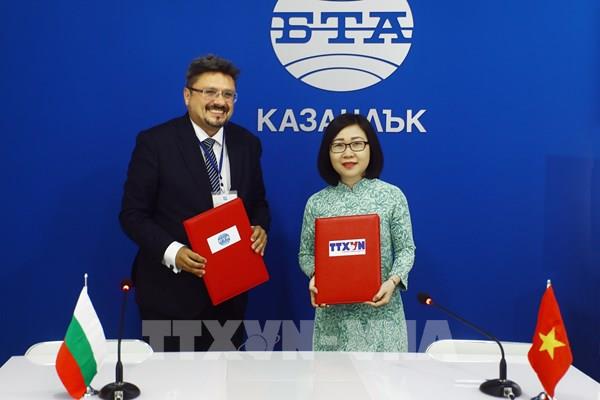 TTXVN và hãng thông tấn Bulgaria tăng cường hợp tác