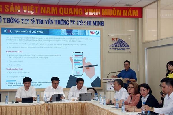 Phổ cập chữ ký số trên địa bàn Thành phố Hồ Chí Minh