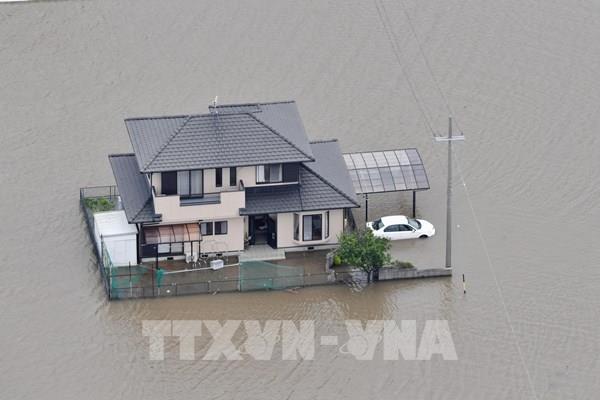 Nhật Bản hứng chịu đợt mưa lớn kỷ lục trong vòng 100 năm qua