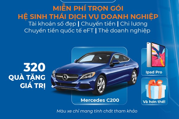 Sacombank ưu đãi đến 80 tỷ đồng cho khách hàng doanh nghiệp