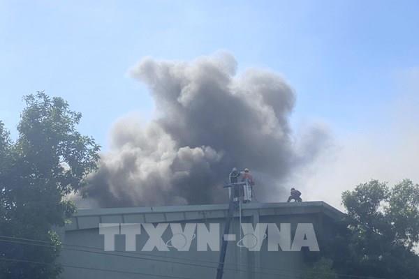 Cháy tại Khu công nghiệp Hòa Hiệp, Phú Yên