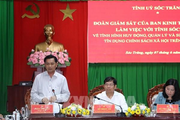 Giám sát thực hiện nguồn vốn chính sách tại Sóc Trăng