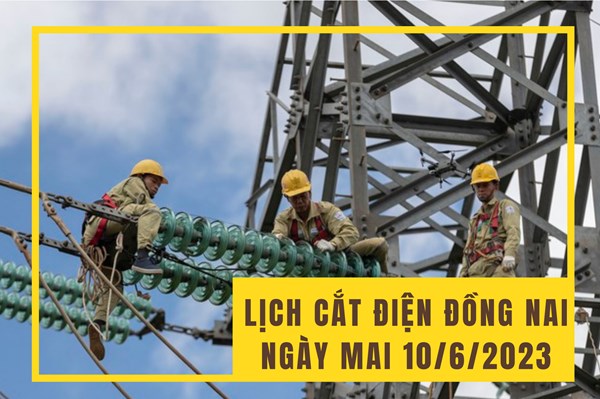 Lịch cắt điện Đồng Nai ngày mai 10/6 cập nhật mới nhất